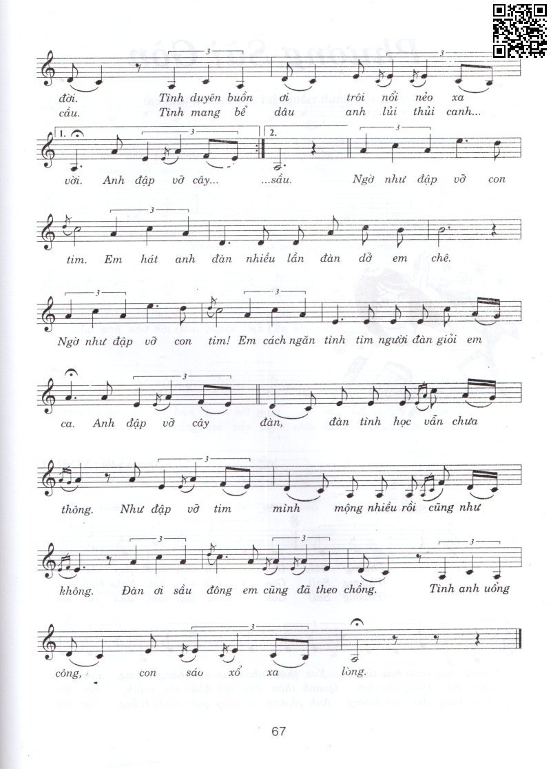 Page 2 of Sheet music PDF Như đập vỡ tim - Văn Tùng Vân