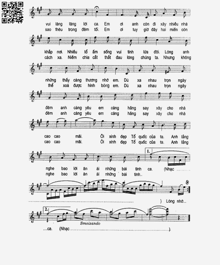 Page 2 of Sheet music PDF Những ánh sao đêm - Phan Huỳnh Điểu