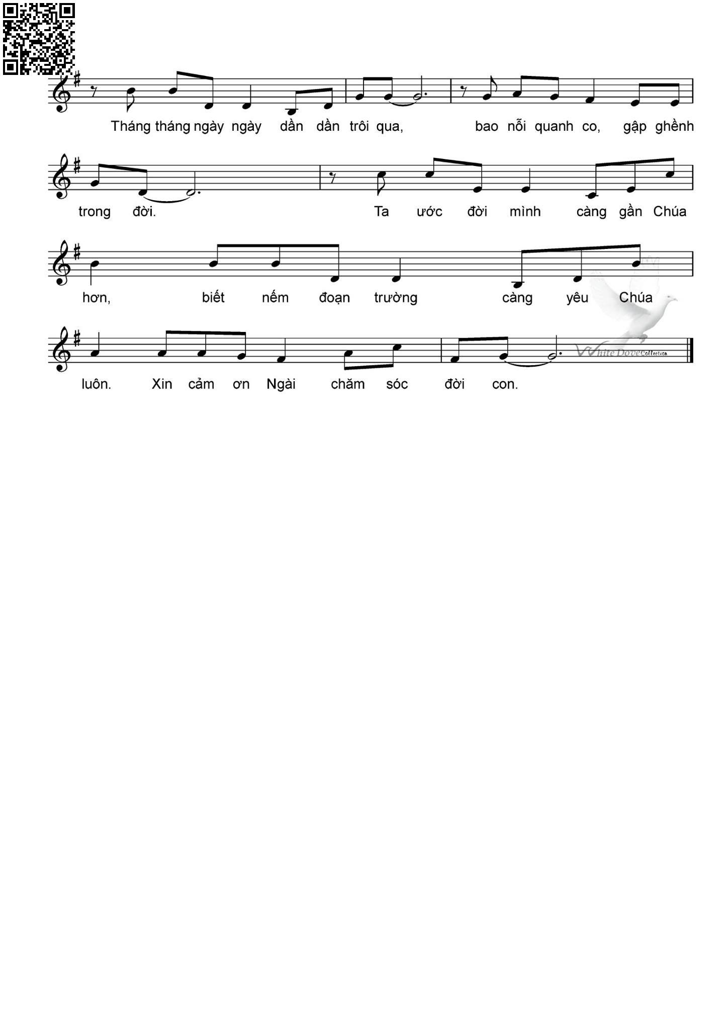 Page 2 of Sheet music PDF Những chặng đường nhìn lại - Nguyễn Đức Thịnh