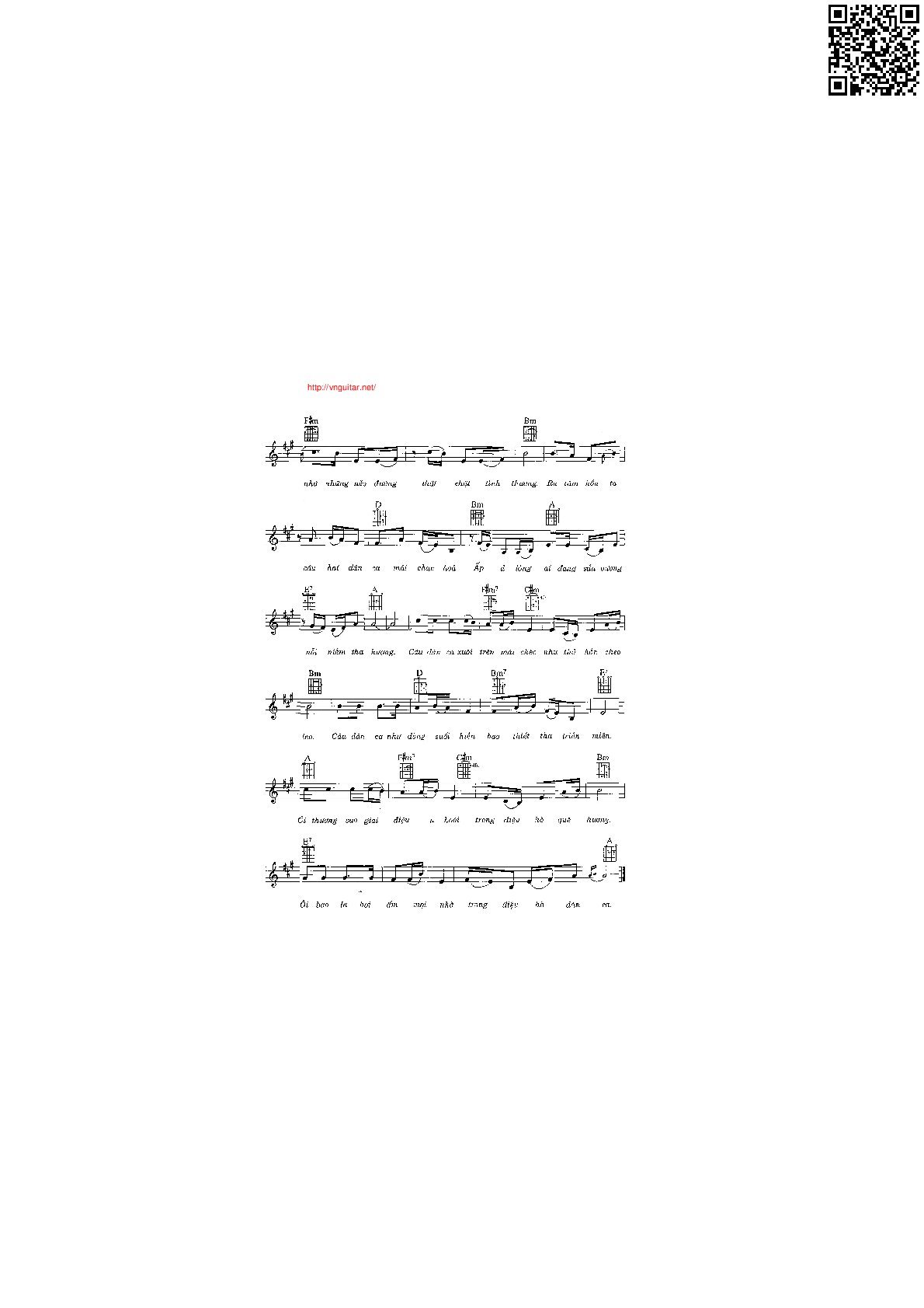 Page 2 of Sheet music PDF Những giai điệu không quên - Quốc Dũng