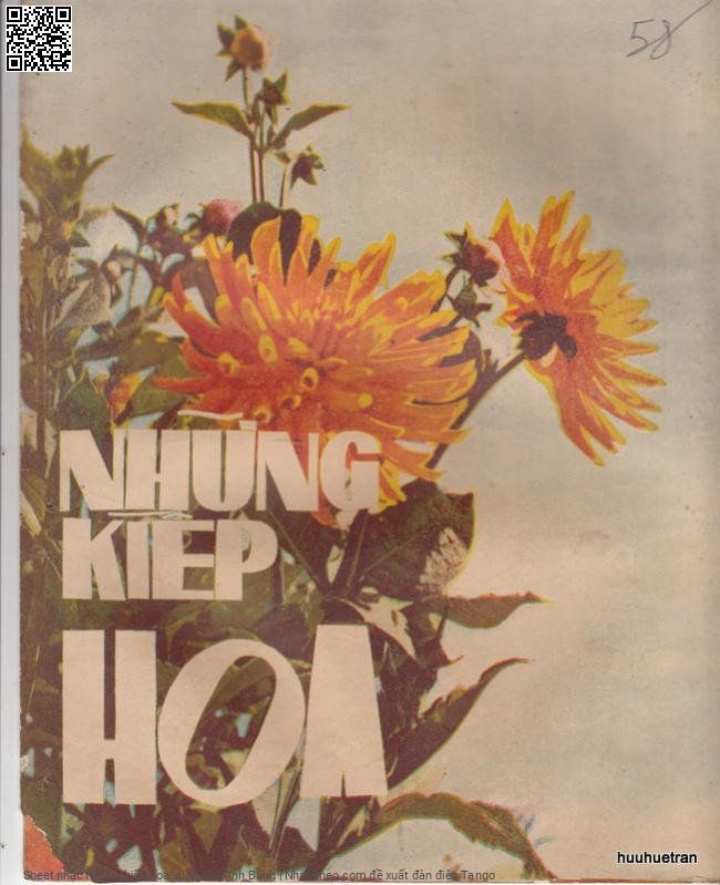 Sheet PDF of Những kiếp hoa xuân