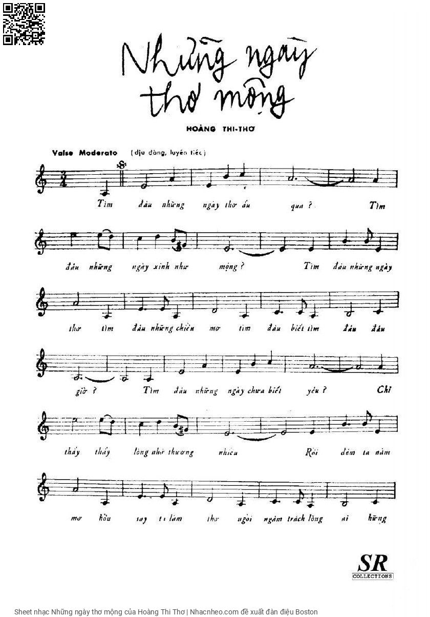 Page 2 of Sheet music PDF Những ngày thơ mộng - Hoàng Thi Thơ
