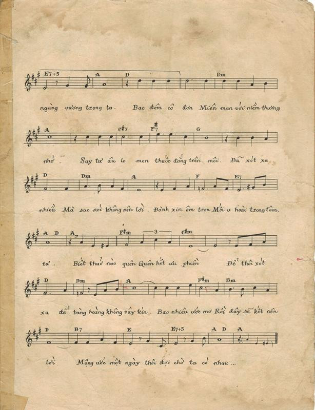 Page 3 of Sheet music PDF Biết đến thuở nào - Tùng Giang
