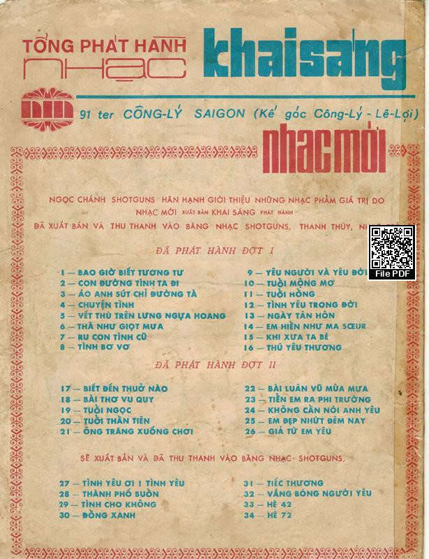 Page 4 of Sheet music PDF Biết đến thuở nào - Tùng Giang