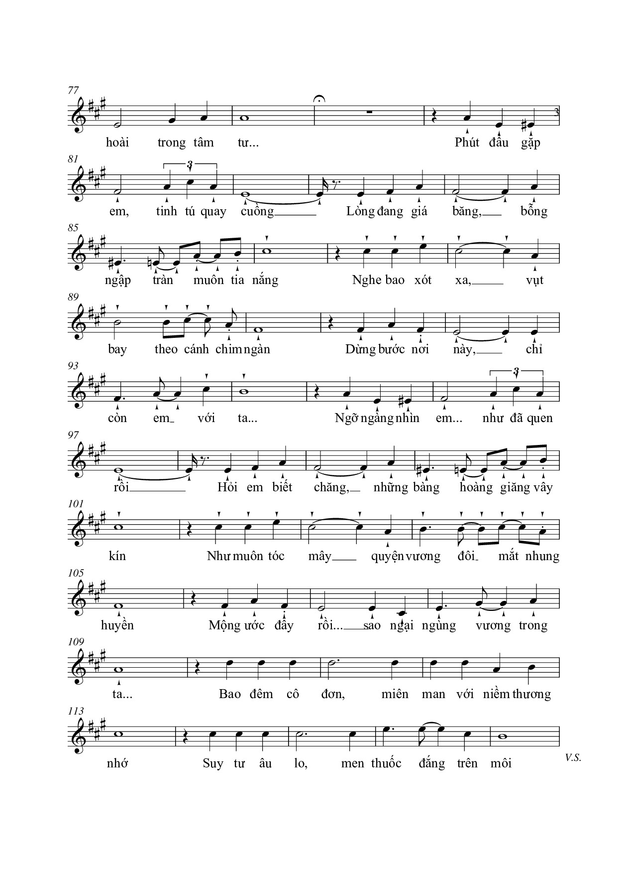 Page 7 of Sheet music PDF Biết đến thuở nào - Tùng Giang