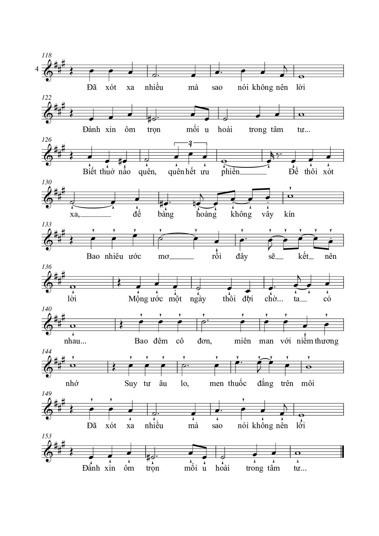 Page 8 of Sheet music PDF Biết đến thuở nào - Tùng Giang