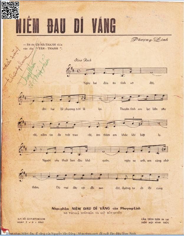 Page 2 of Sheet music PDF Niềm đau dĩ vãng - Nguyễn Văn Đông