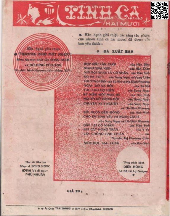 Page 4 of Sheet music PDF Niên học sau cùng - Hàn Sinh