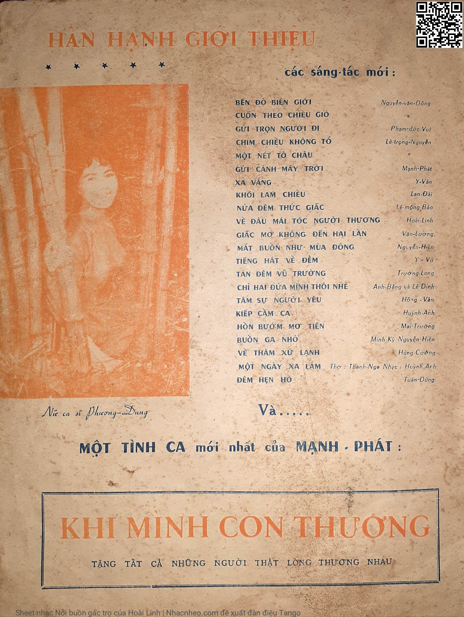 Page 4 of Sheet music PDF Nỗi buồn gác trọ - Hoài Linh