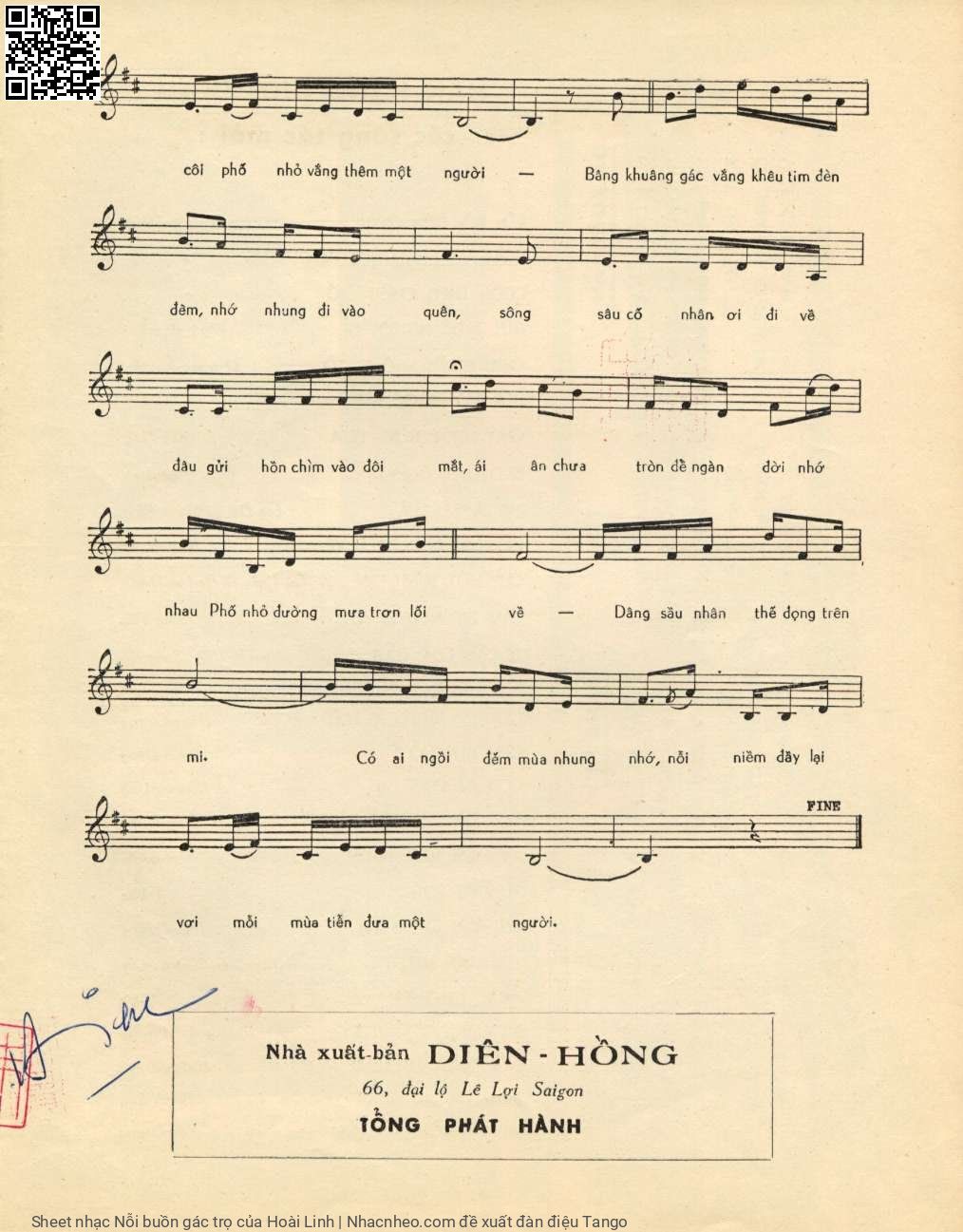 Page 7 of Sheet music PDF Nỗi buồn gác trọ - Hoài Linh