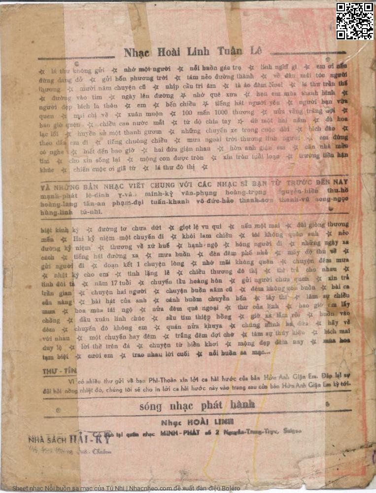 Page 4 of Sheet music PDF Nỗi buồn sa mạc - Tú Nhi