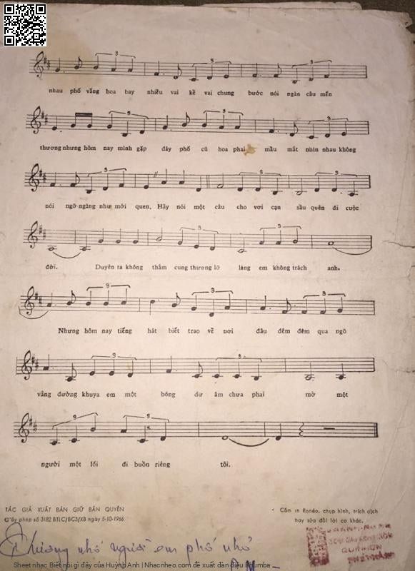 Page 3 of Sheet music PDF Biết nói gì đây - Huỳnh Anh