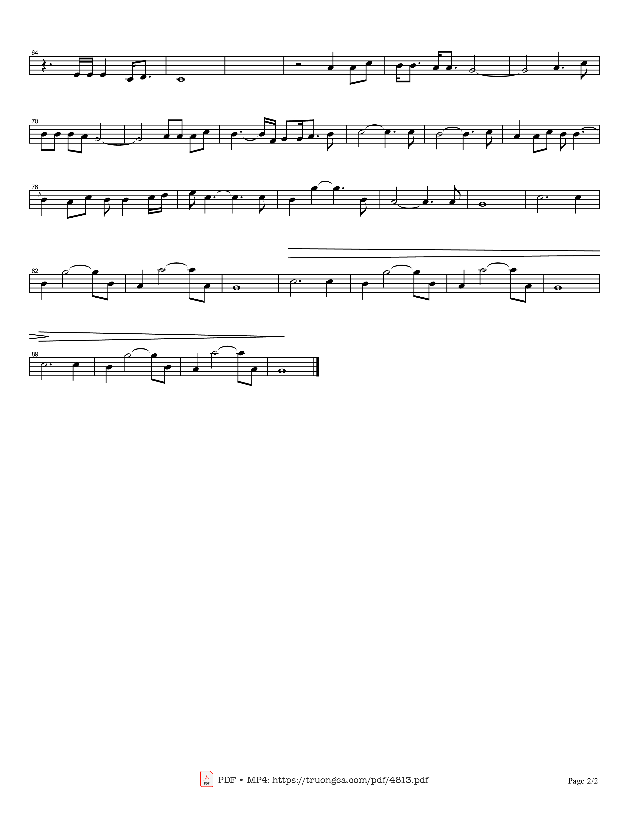 Page 2 of Sheet music PDF Nói sao cho em hiểu (How can I tell her) - Lobo