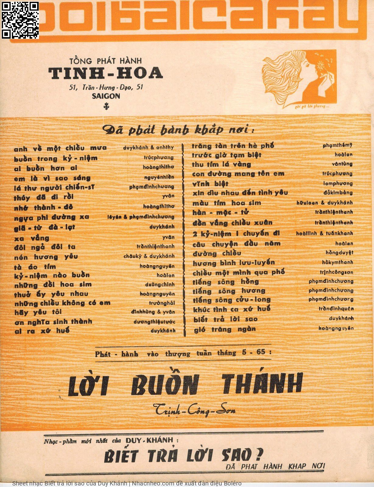 Page 4 of Sheet music PDF Biết trả lời sao - Duy Khánh