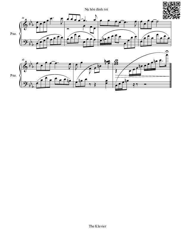 Page 3 of Sheet music PDF Nụ hôn đánh rơi - Đức Trí