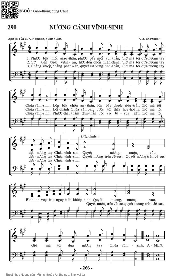 Sheet PDF of Nương cánh vĩnh sinh