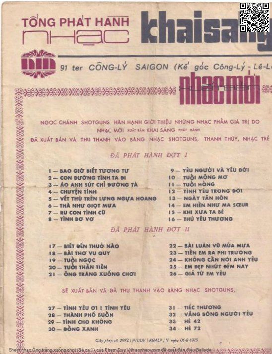 Page 4 of Sheet music PDF Ông trăng xuống chơi (Bé ca 1) - Phạm Duy