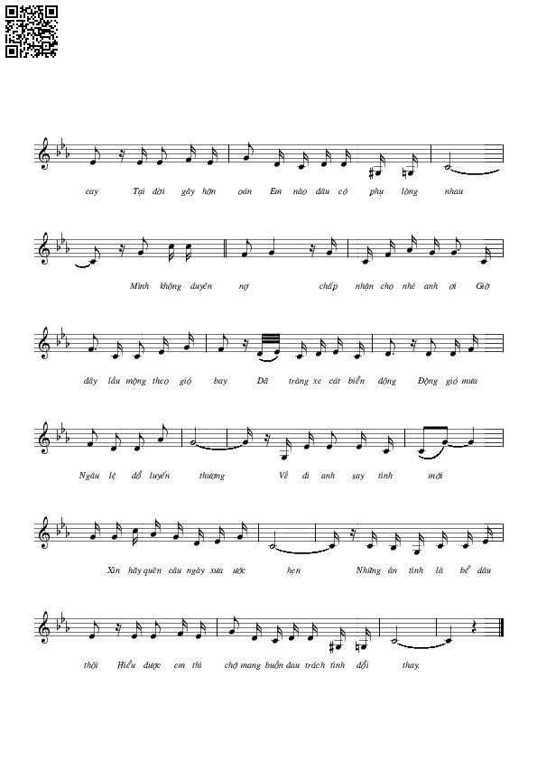 Tình đôi ta nay đã lỡ Ngăn cách đôi nơi gặp không dám chào, Trang 2