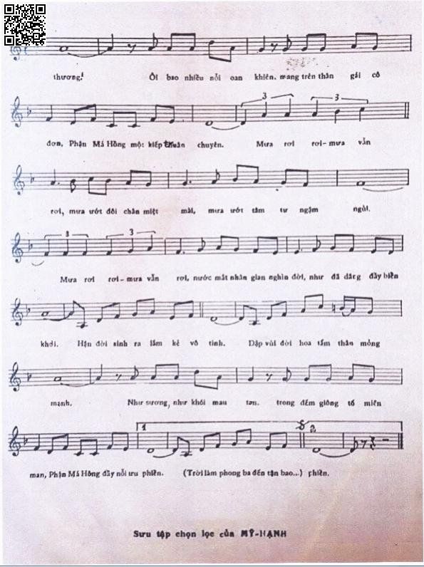 Page 3 of Sheet music PDF Phận má hồng - Y Vân