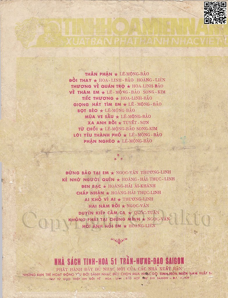 Page 4 of Sheet music PDF Phận nghèo - Lê Mộng Bảo