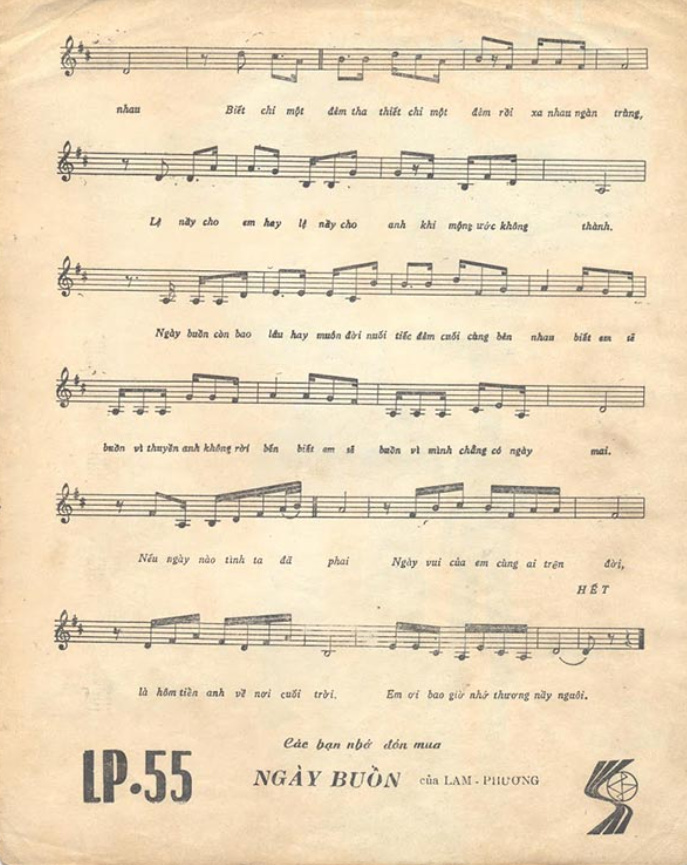 Page 4 of Sheet music PDF Phút cuối - Lam Phương