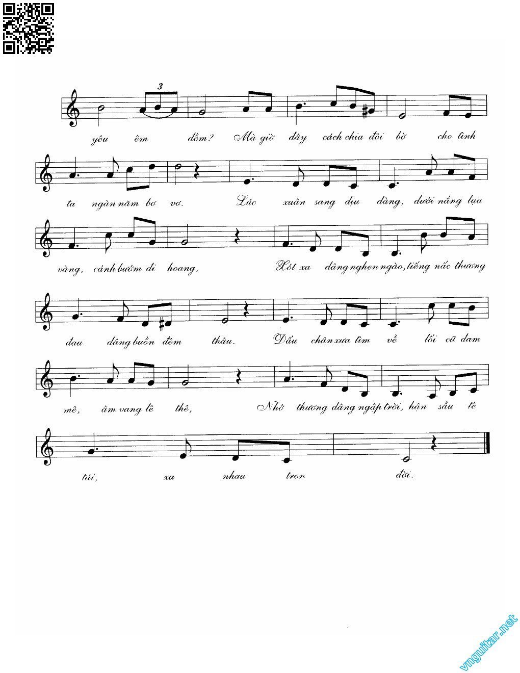 Page 2 of Sheet music PDF Phút trao yêu - Vũ Đức Nghiêm
