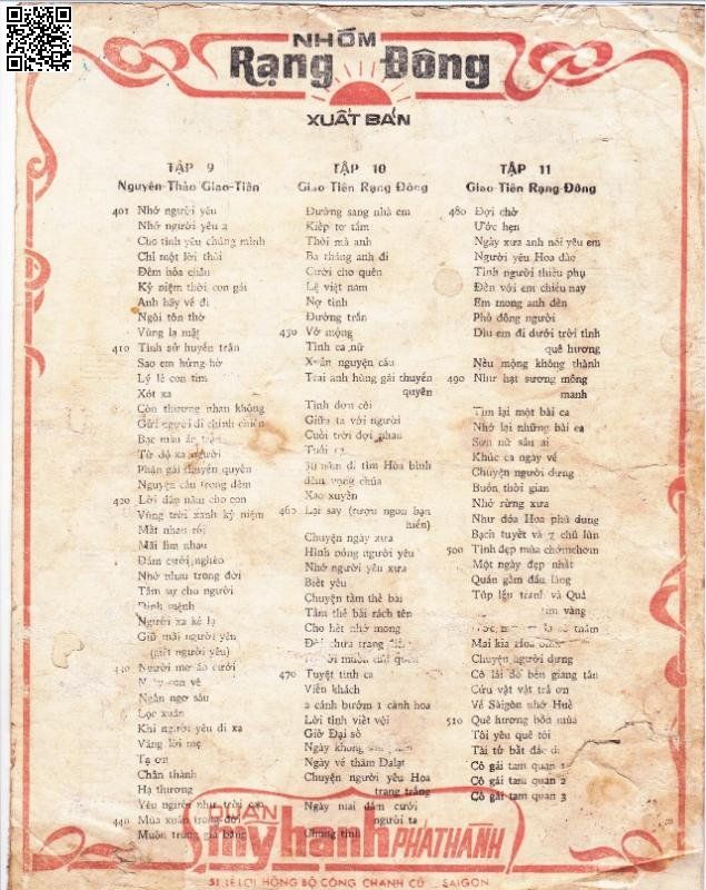 Page 4 of Sheet music PDF Quán gấm đầu làng - Giao Tiên