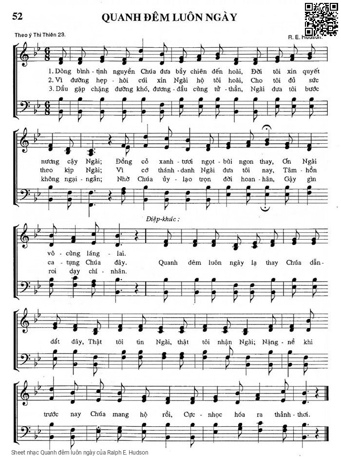 Sheet PDF of Quanh đêm luôn ngày