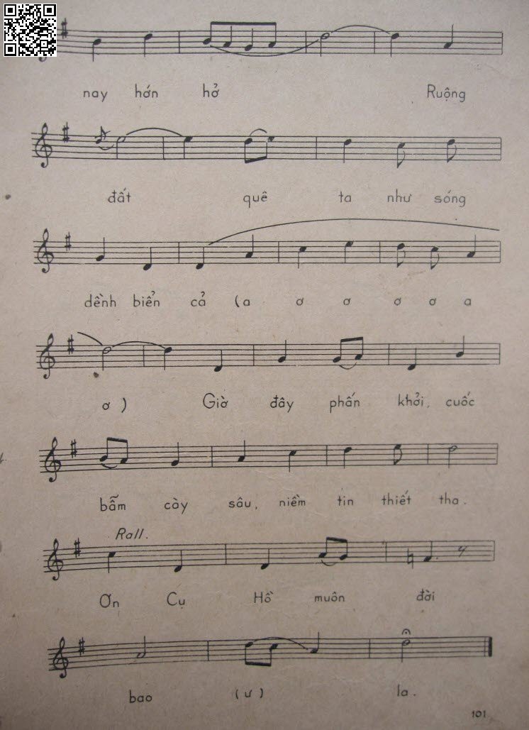 Page 5 of Sheet music PDF Bộ đội về làng - Lê Yên