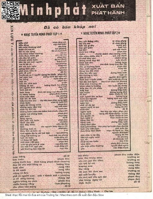 Page 4 of Sheet music PDF Rồi mai tôi đưa em - Trường Sa