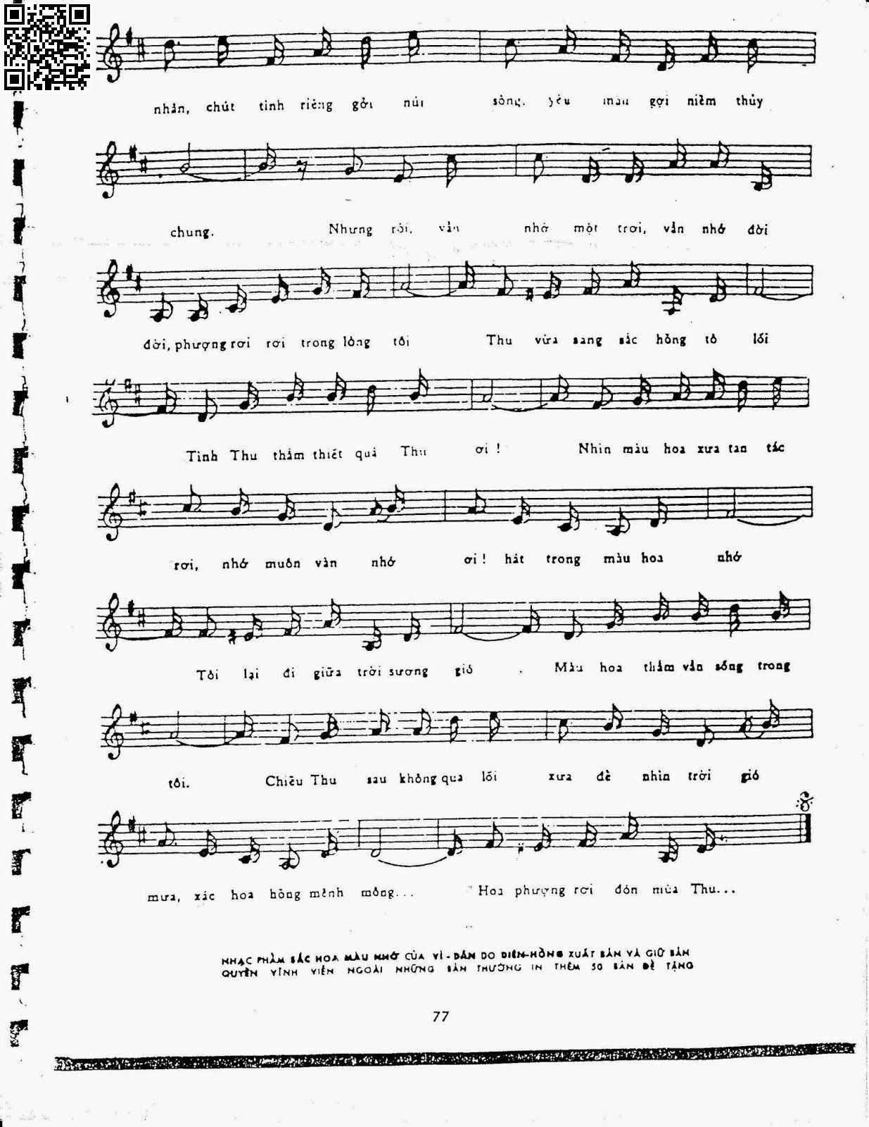 Page 3 of Sheet music PDF Sắc hoa màu nhớ - Nguyễn Văn Đông