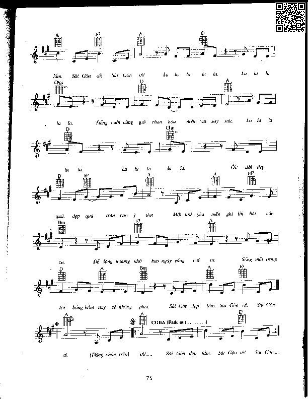 Page 10 of Sheet music PDF Sài Gòn - Y Vân