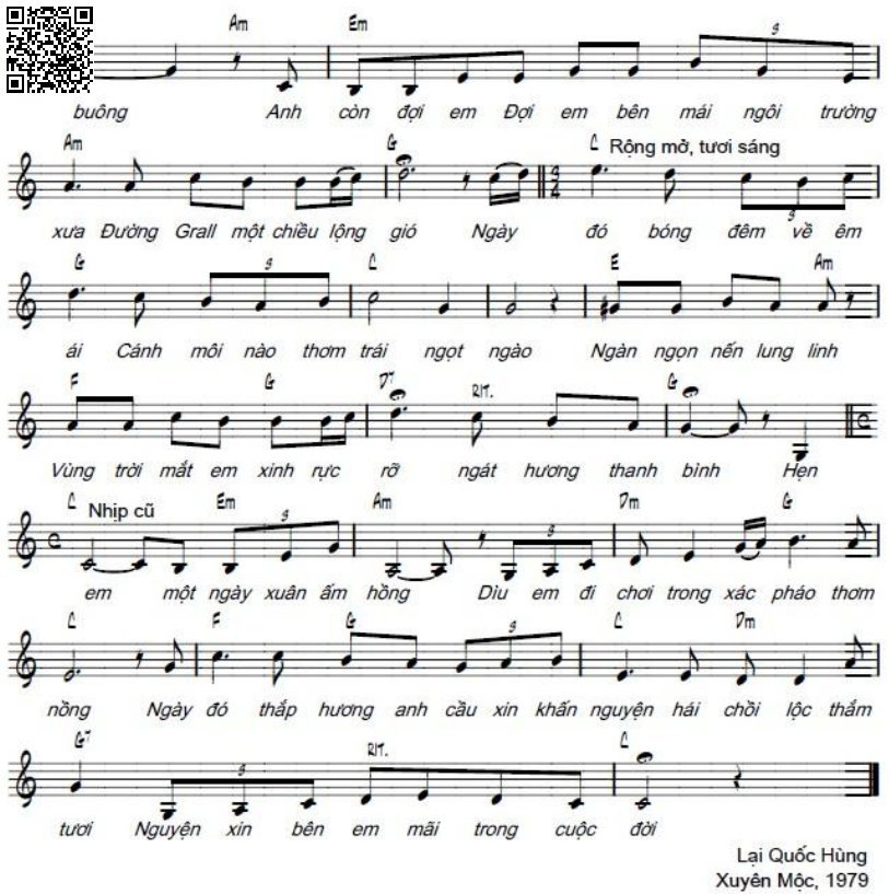 Page 2 of Sheet music PDF Sài Gòn ơi, ngày nào anh sẽ về - Lại Quốc Hùng