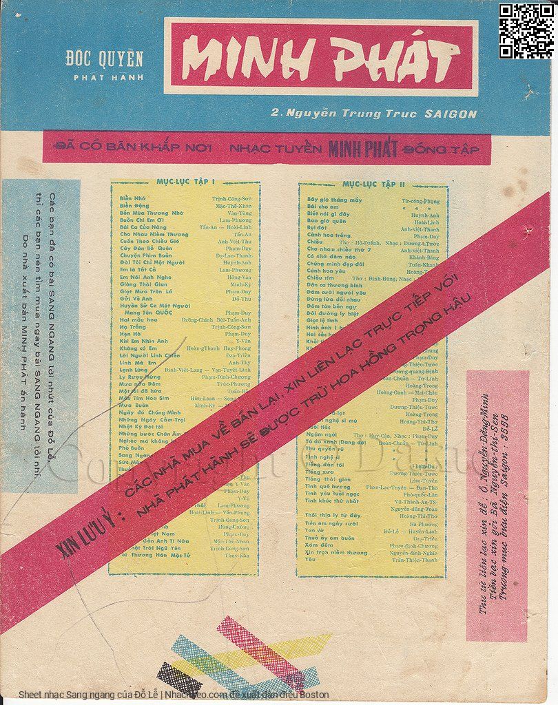 Page 4 of Sheet music PDF Sang ngang - Đỗ Lễ