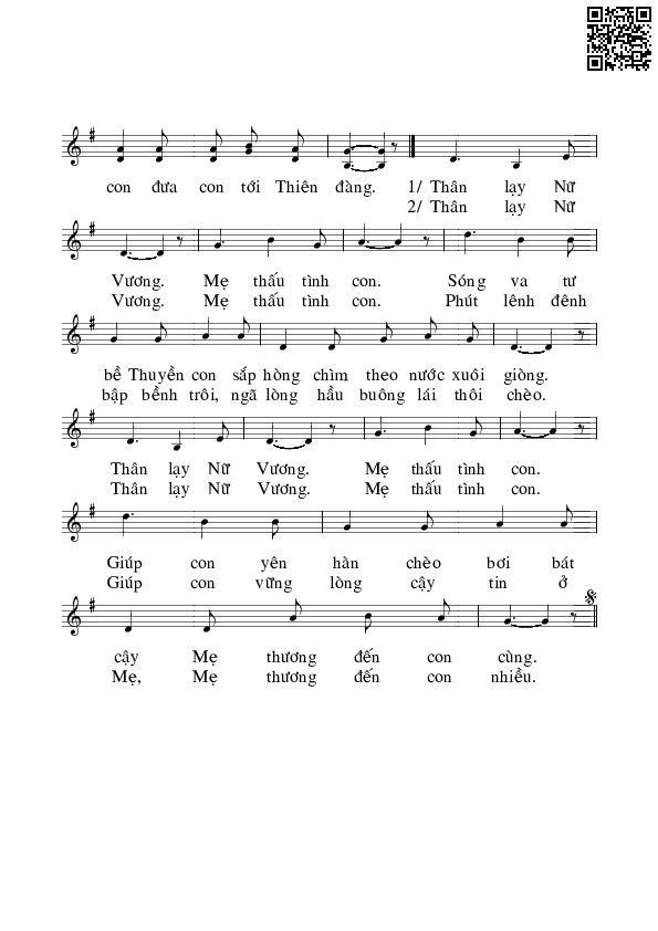 Page 2 of Sheet music PDF Sao biển - Tâm Bảo