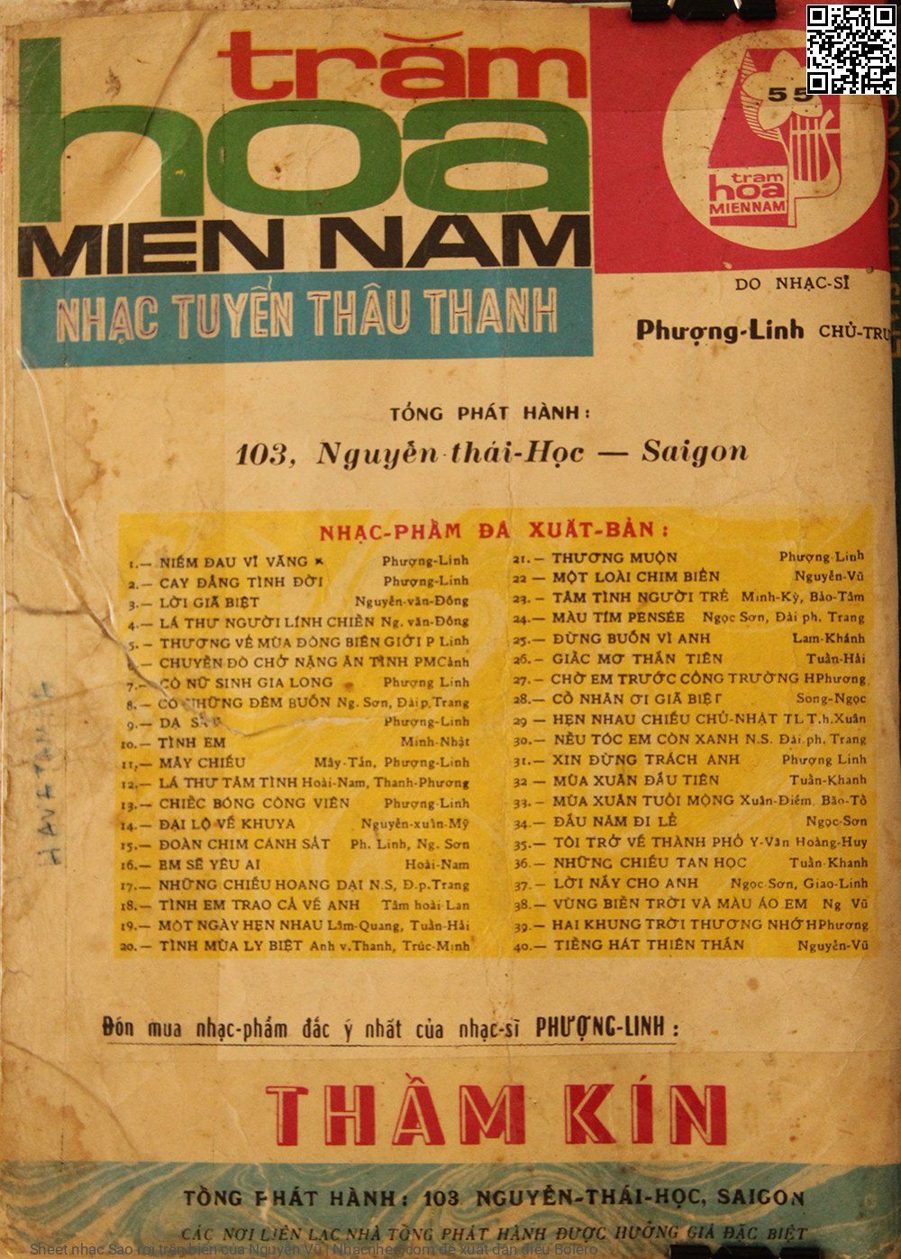 Page 4 of Sheet music PDF Sao rơi trên biển - Nguyễn Vũ