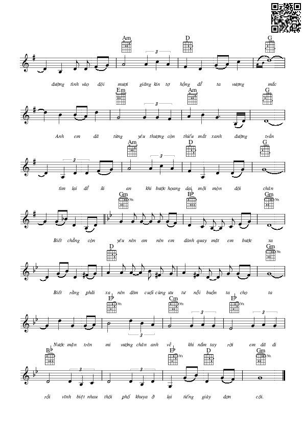 Page 2 of Sheet music PDF Siết chặt bàn tay - Văn Khánh