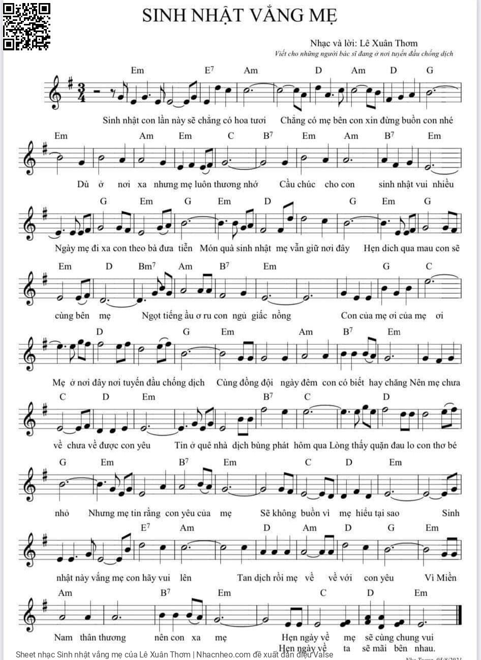 Sinh nhật vắng mẹ