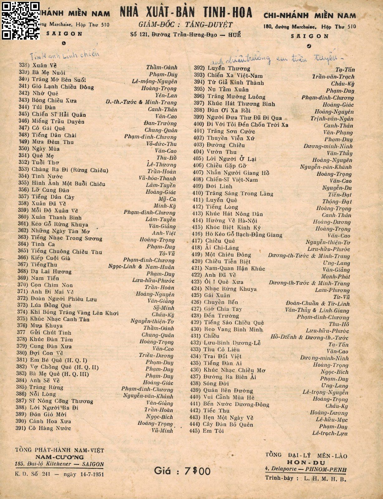 Page 6 of Sheet music PDF Sơn nữ ca - Trần Hoàn