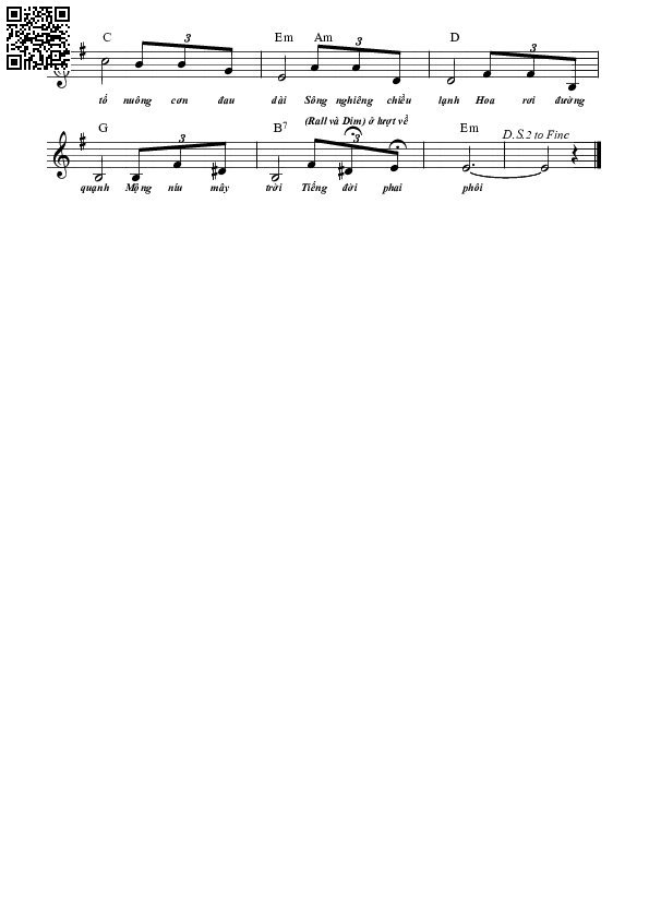 Page 2 of Sheet music PDF Sông băng - Thuận Hà