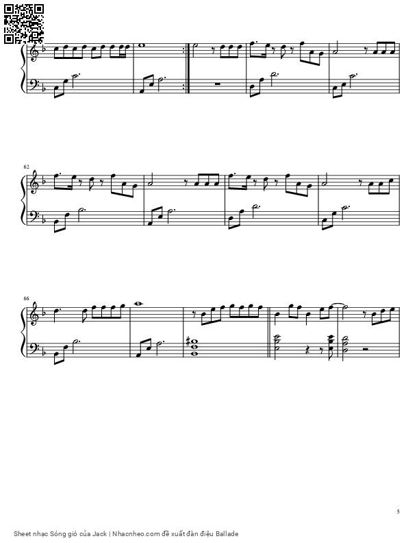 Page 12 of Sheet music PDF Sóng gió - Jack