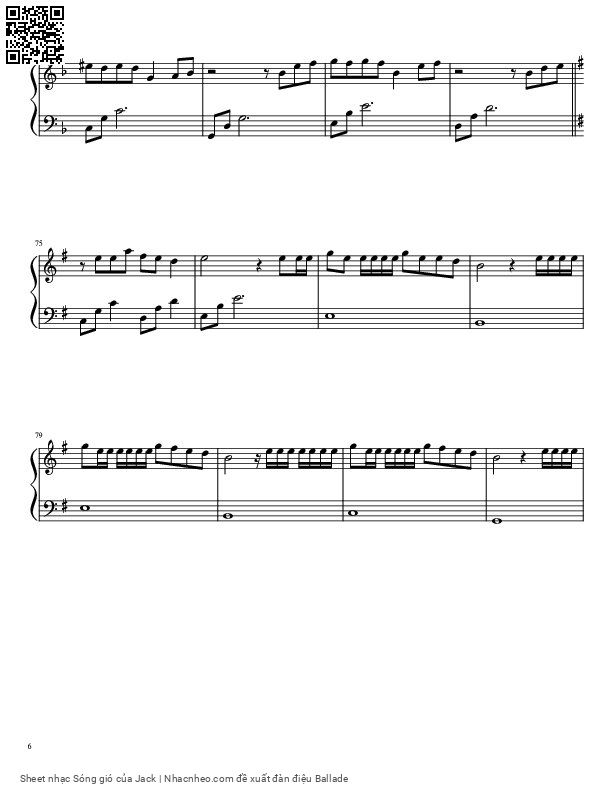 Page 13 of Sheet music PDF Sóng gió - Jack