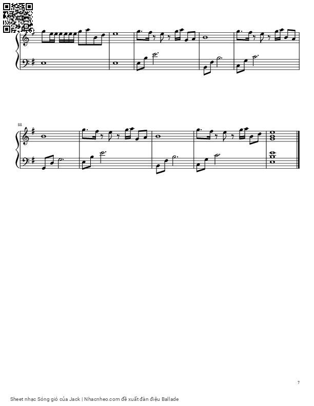 Page 14 of Sheet music PDF Sóng gió - Jack