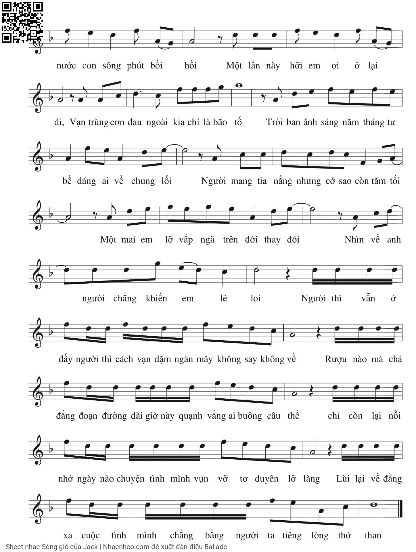 Page 7 of Sheet music PDF Sóng gió - Jack