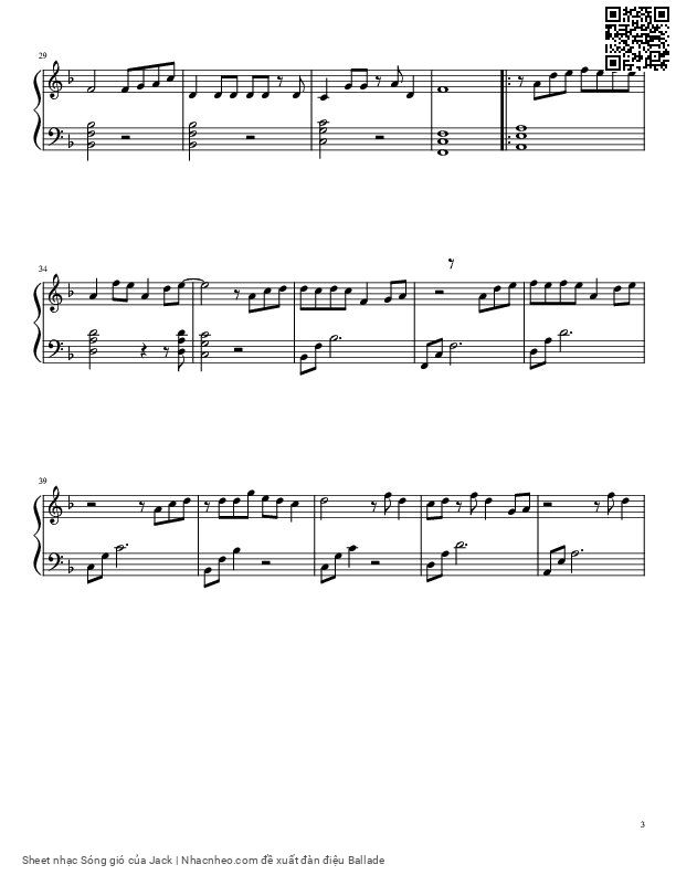 Page 10 of Sheet music PDF Sóng gió - Jack