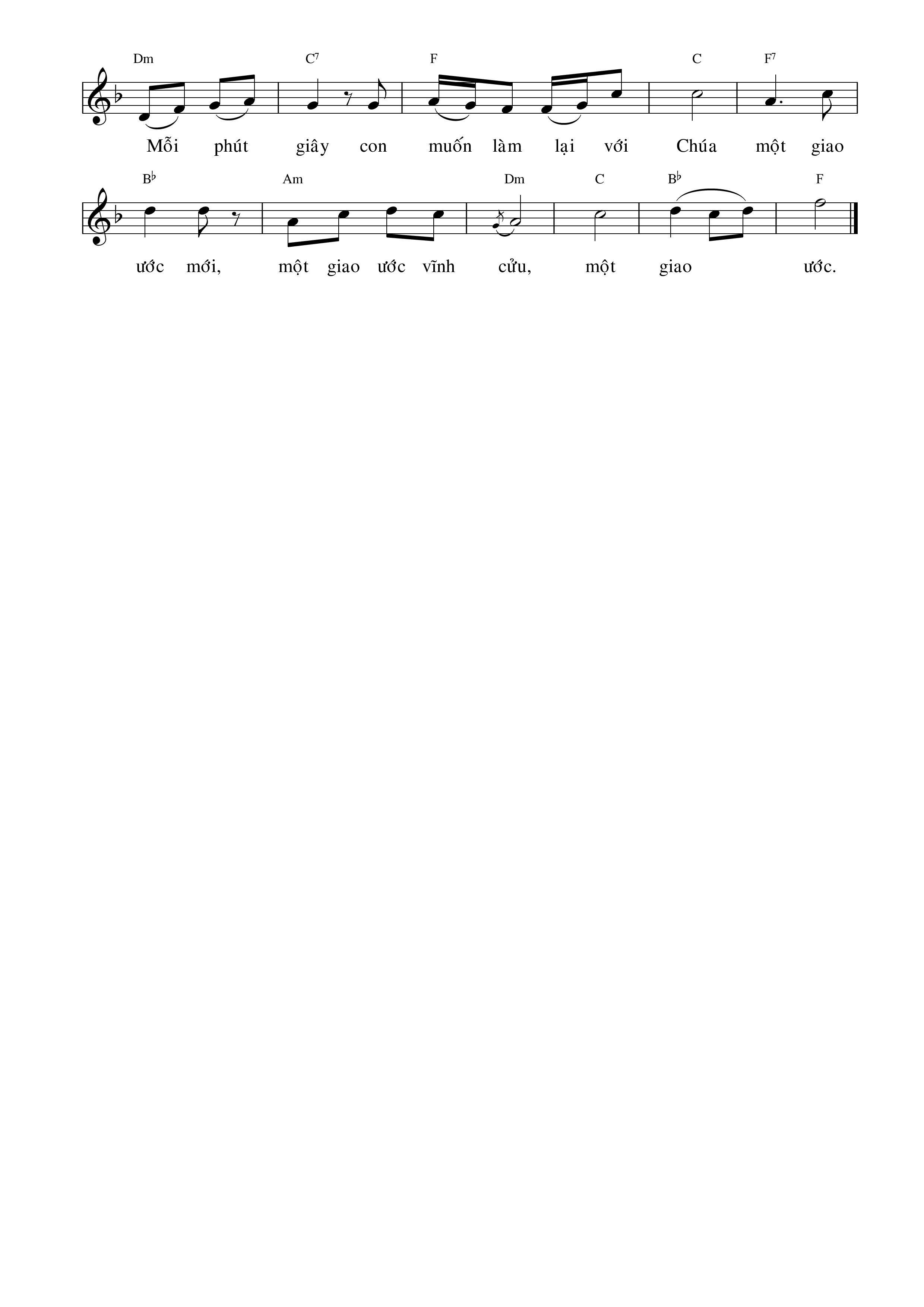 Page 2 of Sheet music PDF Sống phút hiện tại - Lm. Ân Đức