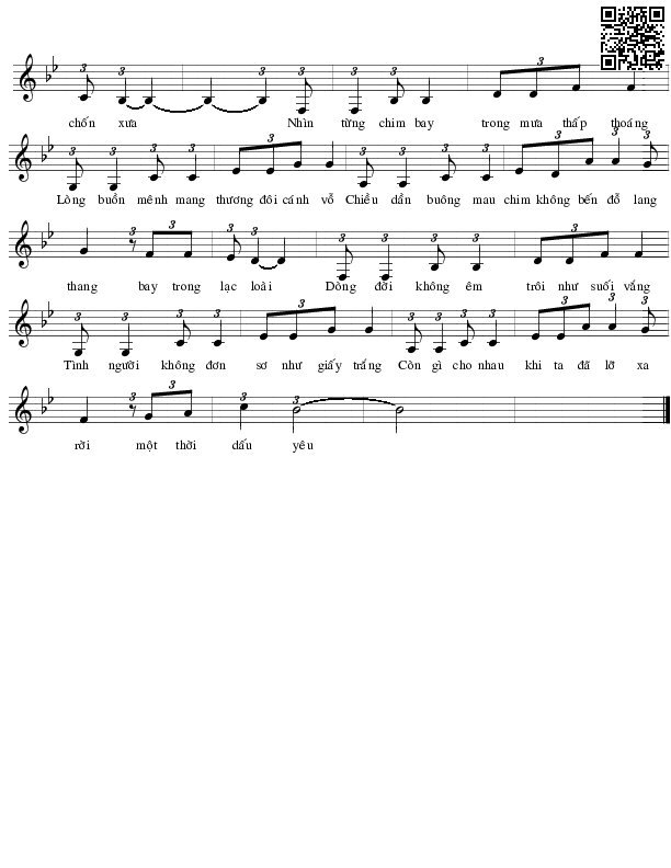 Page 2 of Sheet music PDF Suối vắng - Bruce Đoàn
