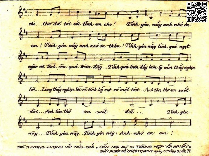 Page 3 of Sheet music PDF Tạ tình - Hoàng Thi Thơ