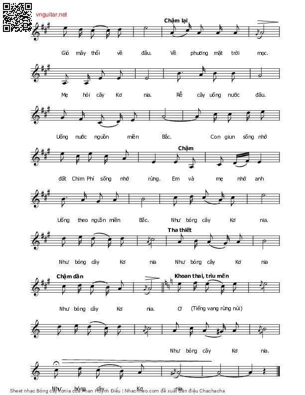 Buổi sáng em làm rẫy thấy bóng cây Kơnia, Trang 2