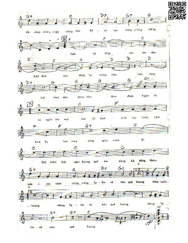 Page 2 of Sheet music PDF Ta vui ca vang - Văn Phụng